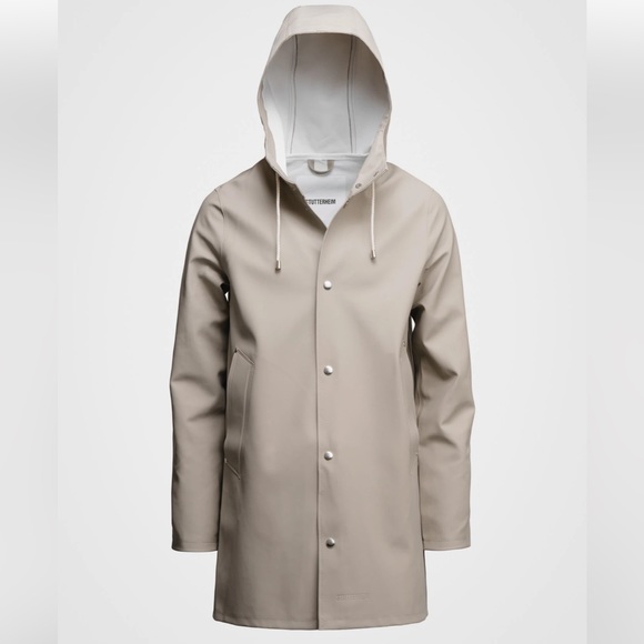 NWT - STUTTERHEIM Stockholm Rain Coat Jacket in POTATO XXXS - Picture 2 of 7